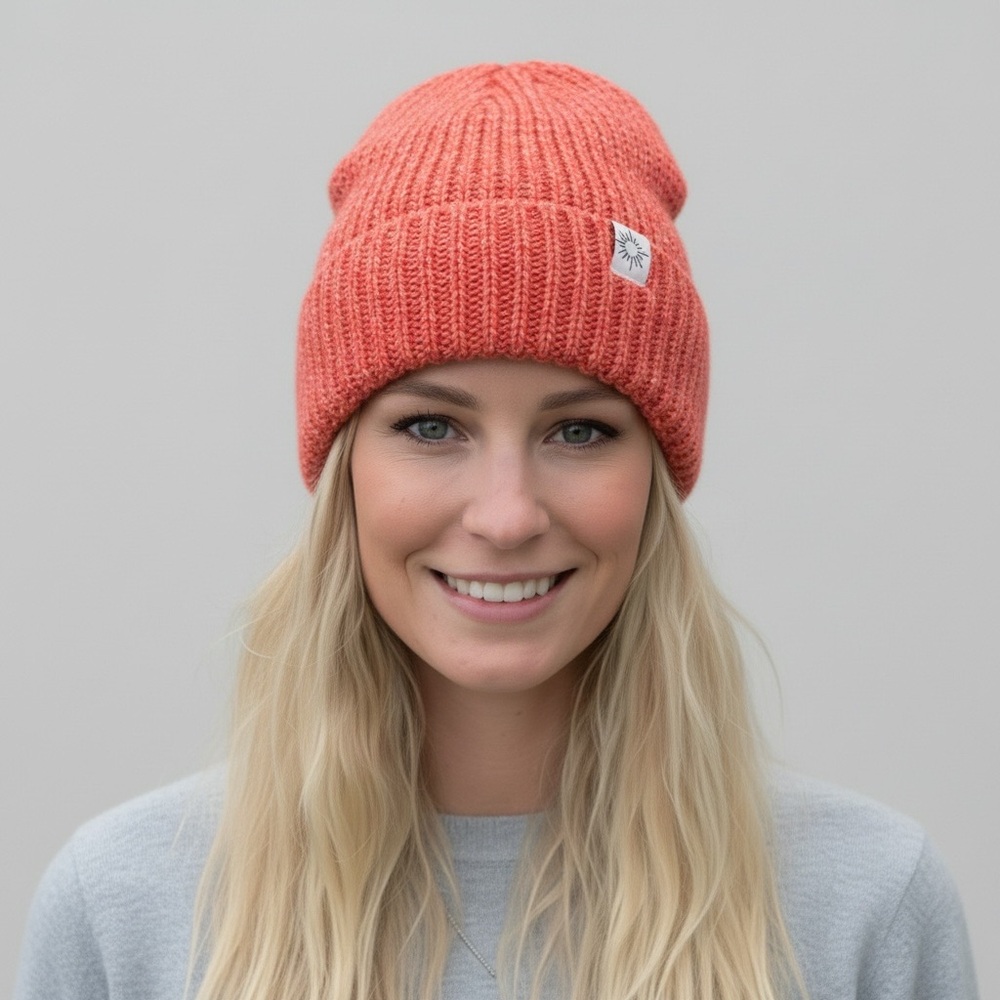 Aerie | Offline Chunky Knit Beanie Holiday Red